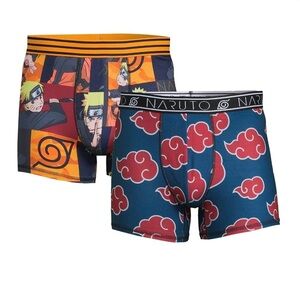 Naruto Shippuden Men's Boxer Briefs, 2-Pack